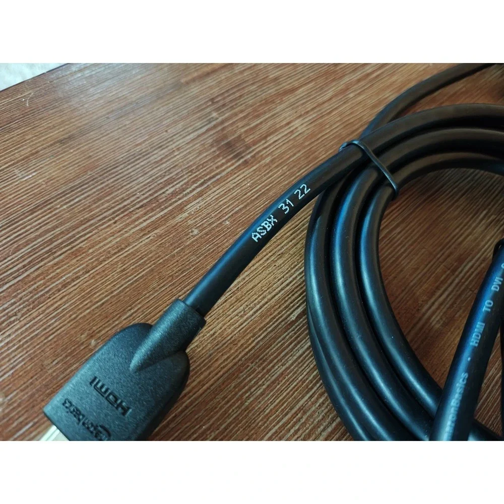 5 New HDMI to DVI-D 24+1 Pin Monitor Cable Male/Male HD HDTV 6 FT Adapter G2‎